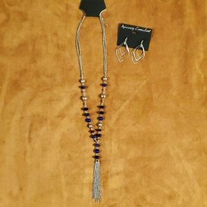 Necklace and earrings